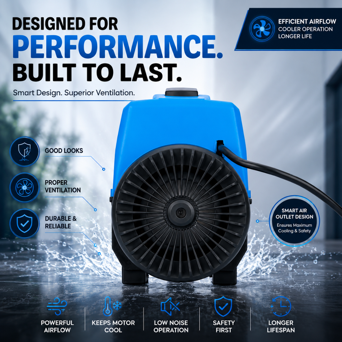 Starq ST25 High Pressure Washer, Car Washer, 2100 Watts Motor, 150 Bars, 8L/Min Flow Rate, 8 Meters Outlet Hose, Portable, Car, Bike & Home Cleaning
