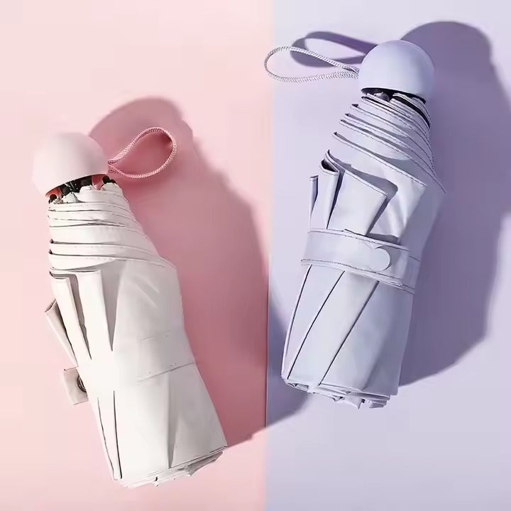 STARQ Mini Capsule Umbrella Girls Portable Pocket Folding Umbrella