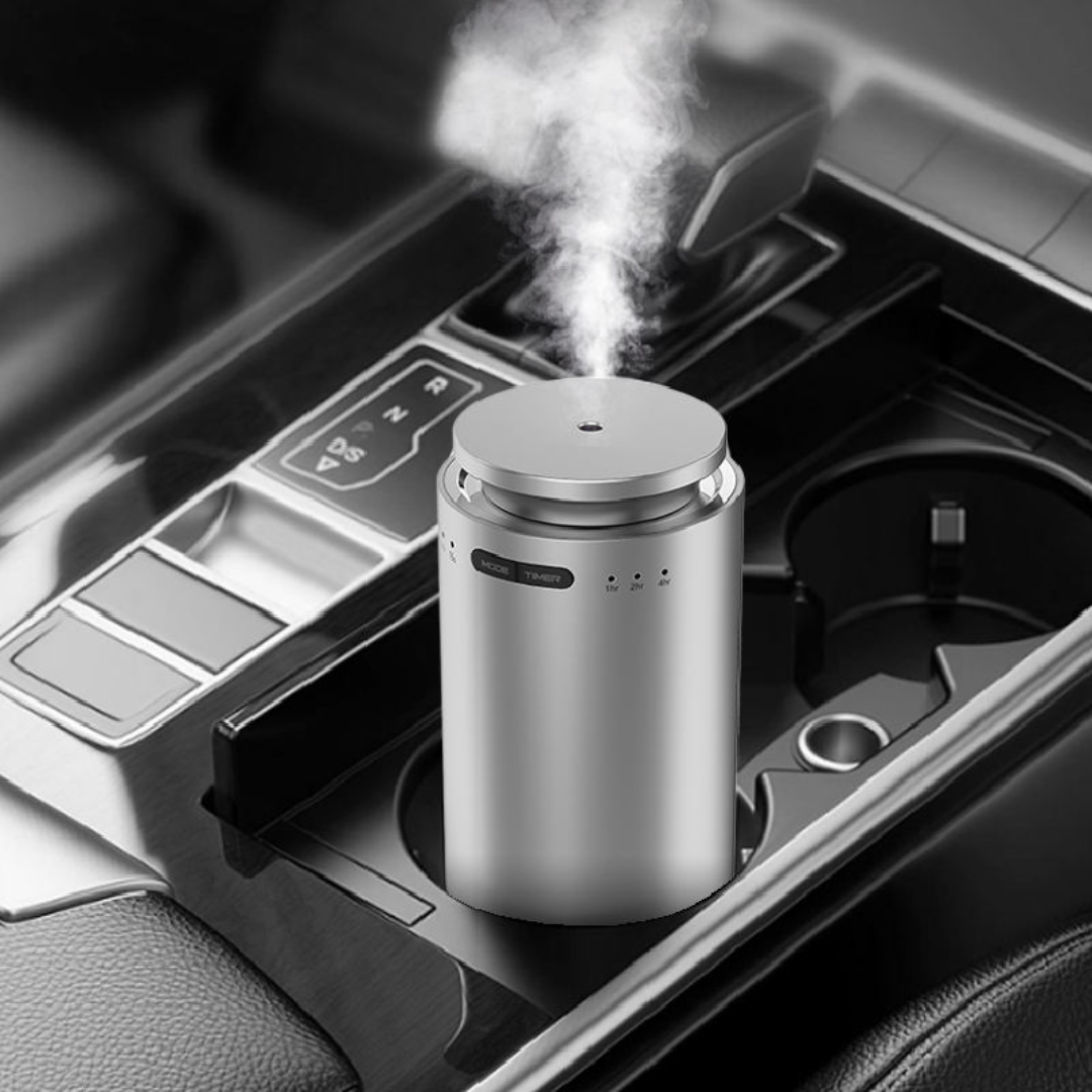 STARQ Smart Car Aroma Diffuser Rechargeable Air Freshener Mist Dispenser with Auto On/Off, 3 Speed Modes & Stylish Interior Decor (S8)