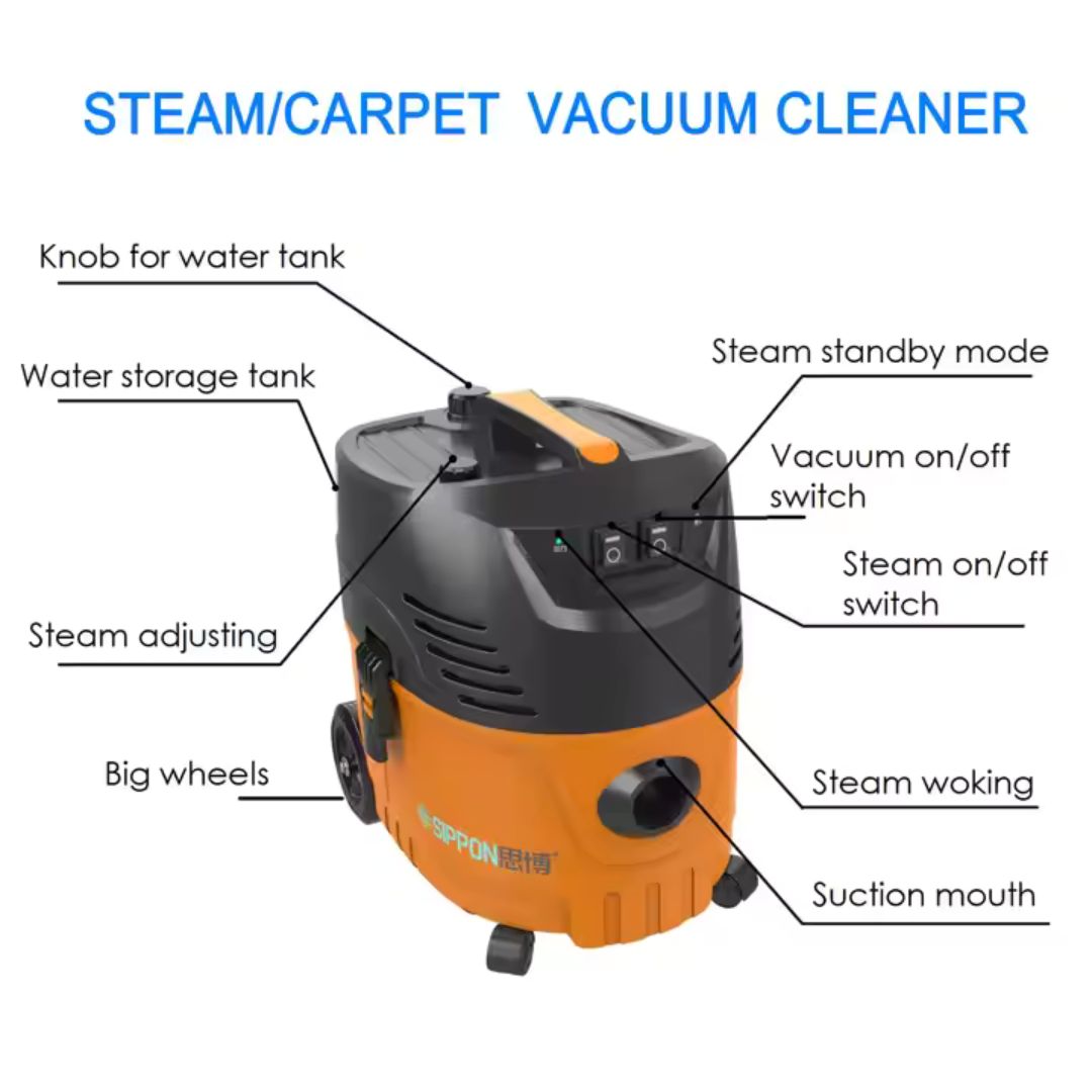 STARQ 2100Watt (1200 The motor, 1500 Steam) With 25Ltr Dust Capacity Steam Vacuum Cleaner