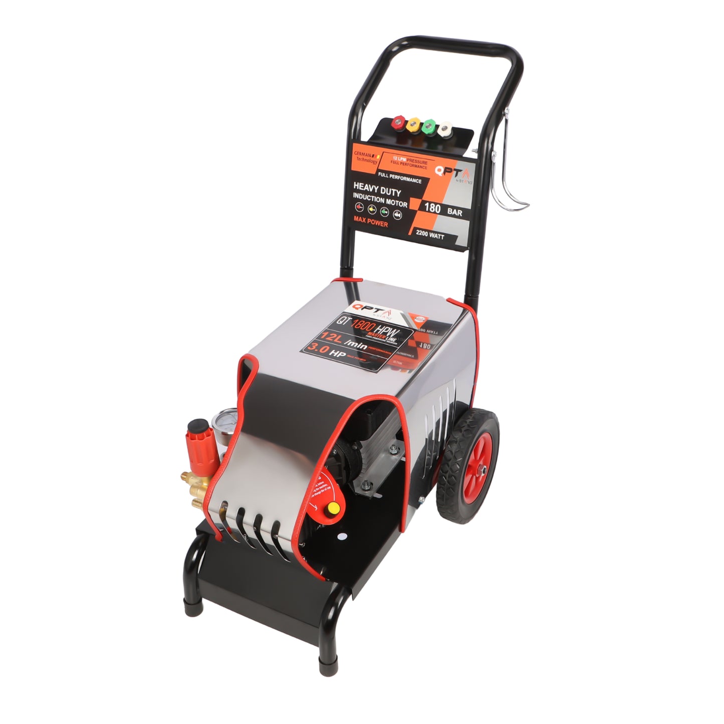 QPT By STARQ HIGH PRESSURE WASHER QT1800HPW HEAVY DUTY FOR COMMERCIAL USE