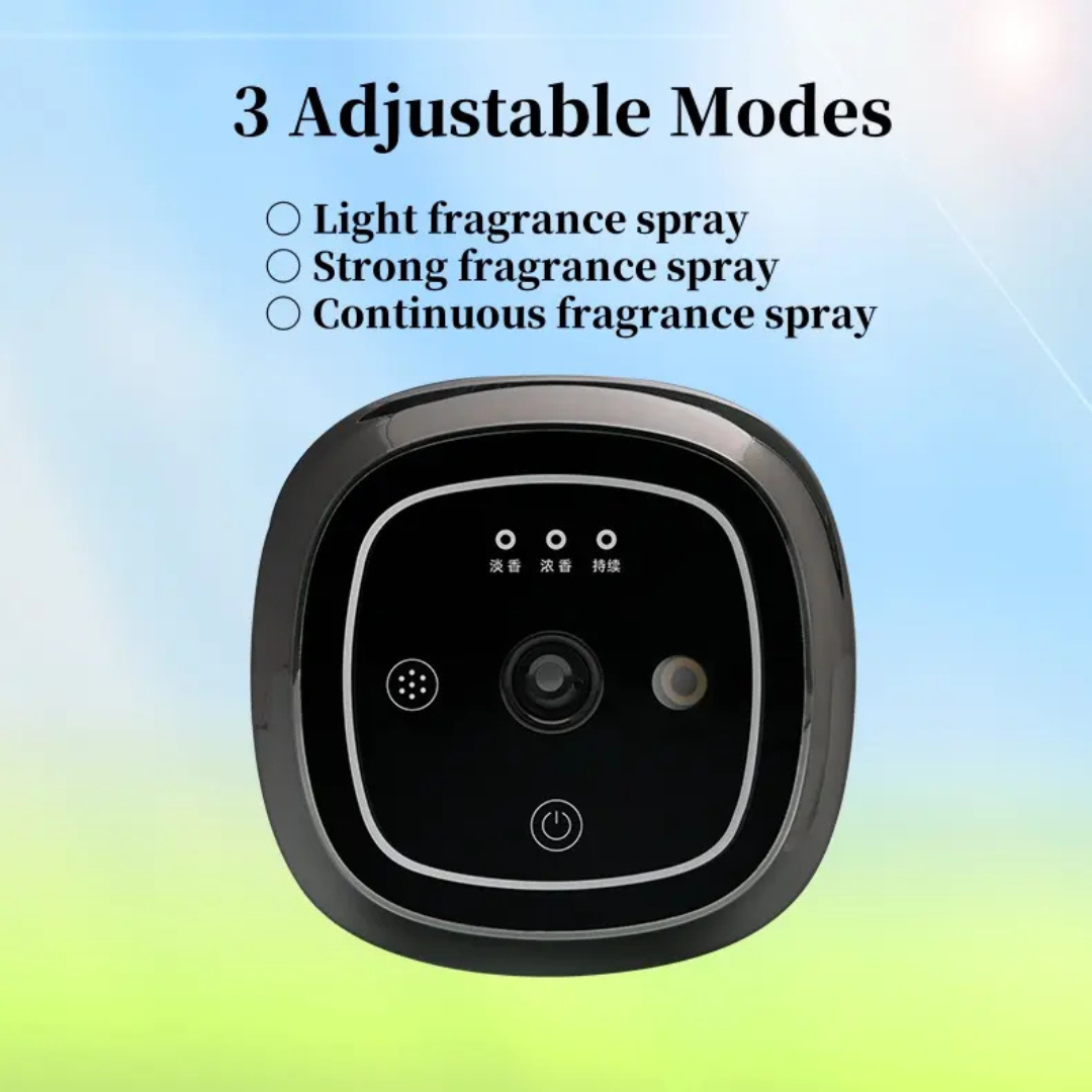 STARQ Smart Car Air Freshener Diffuser Auto On/Off Rechargeable Aroma Diffuser Cloud Mist Perfume Humidifier (Cordless Dispenser with Starry Light)