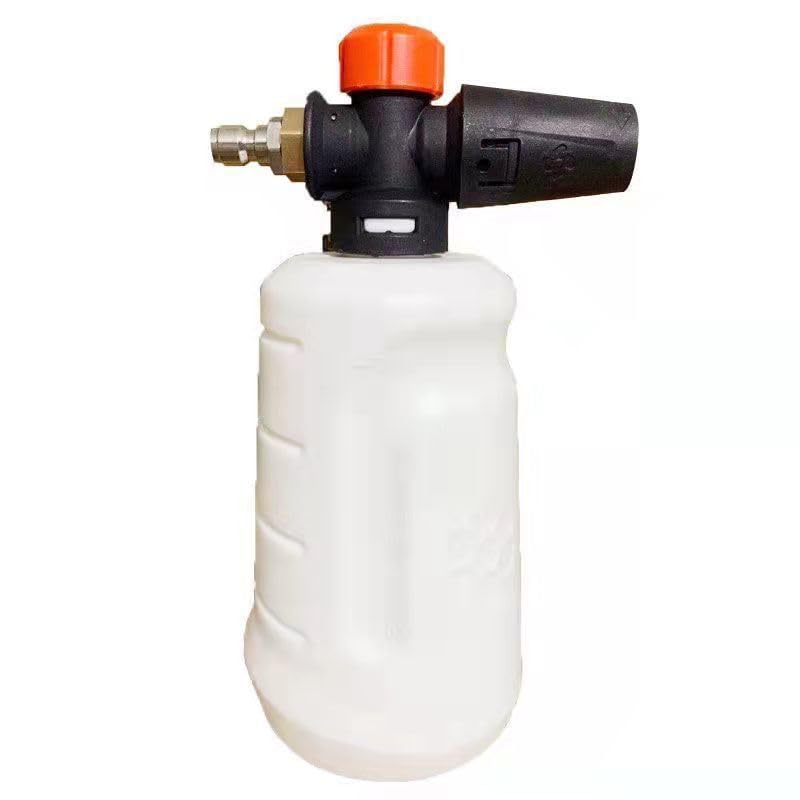 Starq New Advance Adjustable Pro Foam Lance/Cannon for Thick Clinging Foam, 1000 PSI, 1.1mm Orifice, Brass/ABS Nozzle,1/4" with Quick Connector, Plastic (FL2)