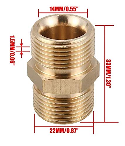 Hose Pipe Extender M22x14mm For QT30