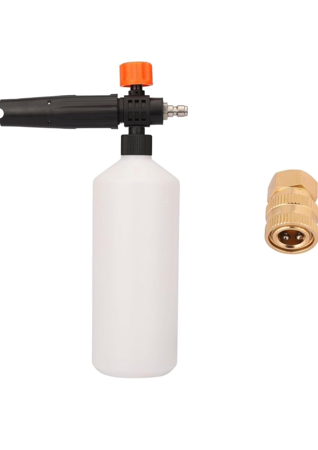 STARQ BLACK  1 Ltr Professional Snow Foam Lance/Canon with 1/4" Quick Connector Foam Blaster for Pressure Washer