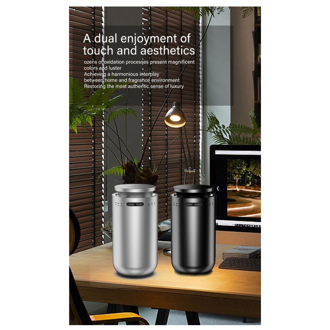 STARQ Smart Car Aroma Diffuser Rechargeable Air Freshener Mist Dispenser with Auto On/Off, 3 Speed Modes & Stylish Interior Decor (S8)