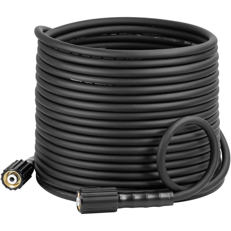 Starq Heavy Duty Hydraulic Hose Pipe for Pressure Washers 10Mtr - Steel Braided Rubber Industrial Grade I Durable I Pressure Resistant I M22 x 15 Thread