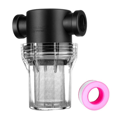 STARQ - T Strainer 1/2" Sediment Filter Attachment Water Filter with 40Mesh Filter Screen Plastic Inline Hose Filter Twist-On Pipe Strainer, Garden Hose