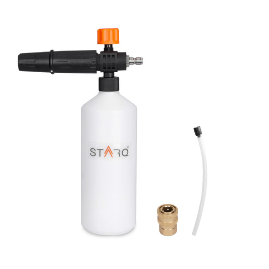 STARQ BLACK  1 Ltr Professional Snow Foam Lance/Canon with 1/4" Quick Connector Foam Blaster for Pressure Washer