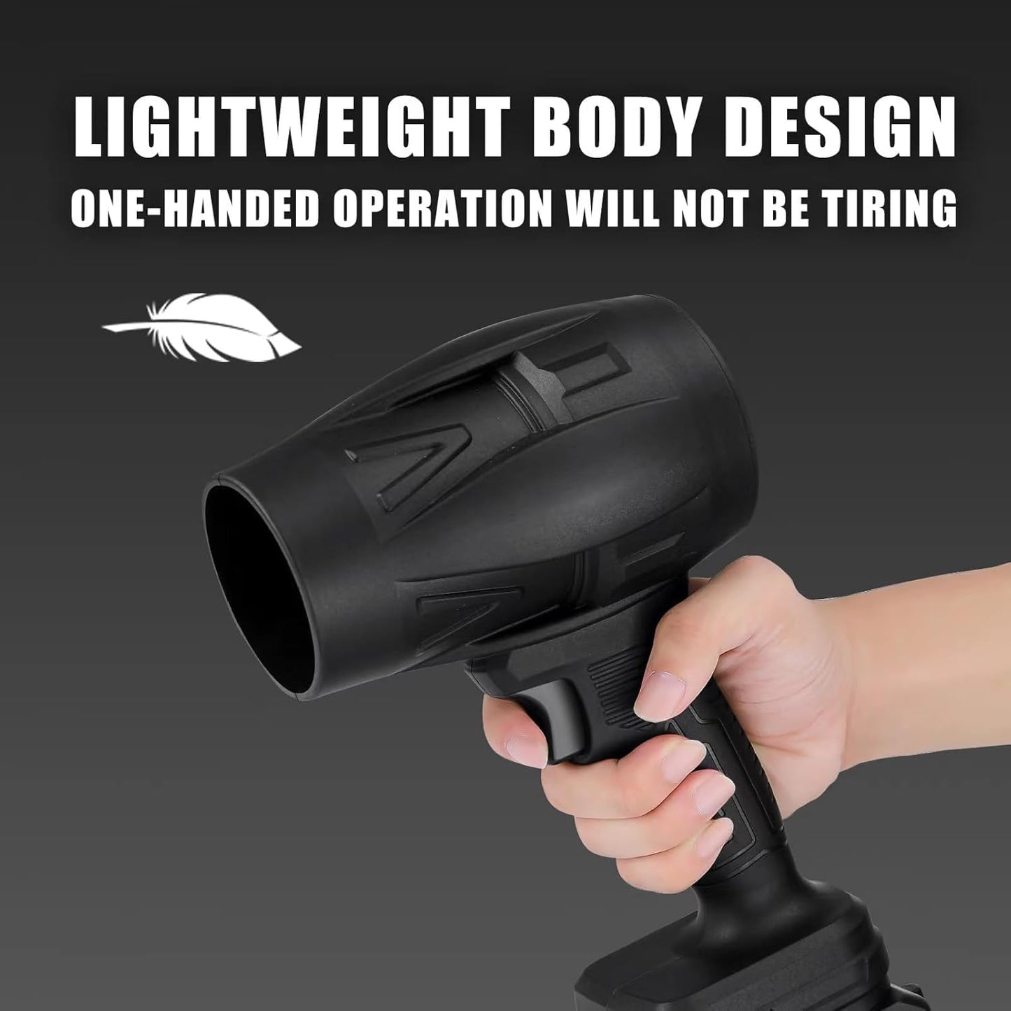 STARQ Upgraded Super Powerful Turbo Air Blower & Vaccum Cordless | Handheld 3rd Generation Brushless Motor 200000 RPM | 3 Speed | 2000mAh Rechargeable | Multi Usage for Car | Home | Electrical Works
