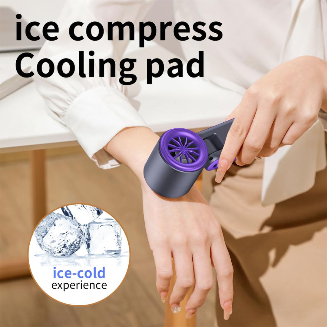 STARQ T15s Turbo Handheld Fan with 100 Speed Control, Digital Display, Concentrated Turbo Wind, Rechargeable Portable Cooling Fan for Travel Office Home (Color As per Availablity)