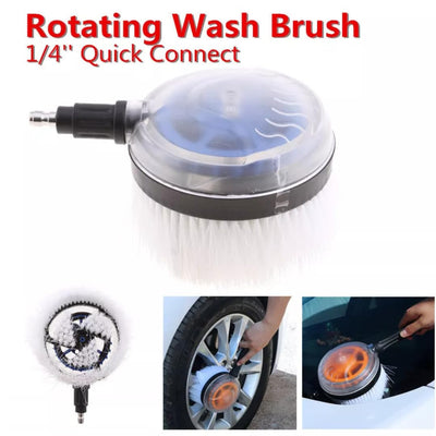 STARQ Handheld Surface Cleaner with 1/4" Quick Plug & 3/4 Brass Adapter for Driveways Sidewalks Floor Patios Cleaning, Heavy Duty