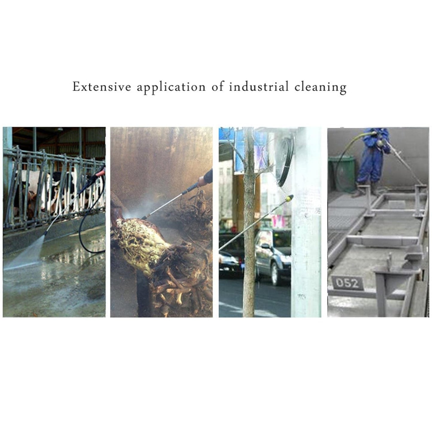 STARQ WASHER TURBO ROTATING BRASS NOZZLE WITH I/4 MALE CONNECTOR (040 BLUE)