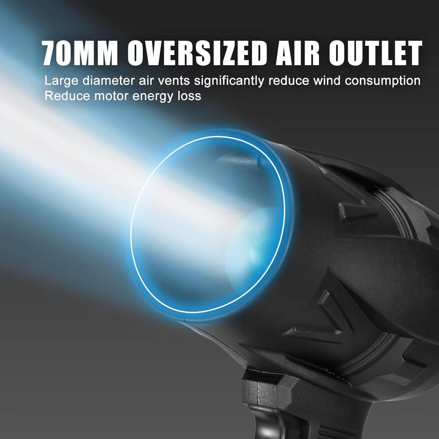 STARQ Upgraded Super Powerful Turbo Air Blower & Vaccum Cordless | Handheld 3rd Generation Brushless Motor 200000 RPM | 3 Speed | 2000mAh Rechargeable | Multi Usage for Car | Home | Electrical Works
