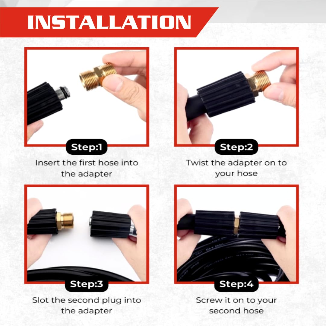 Hose Pipe Extender M22x14mm For QT30