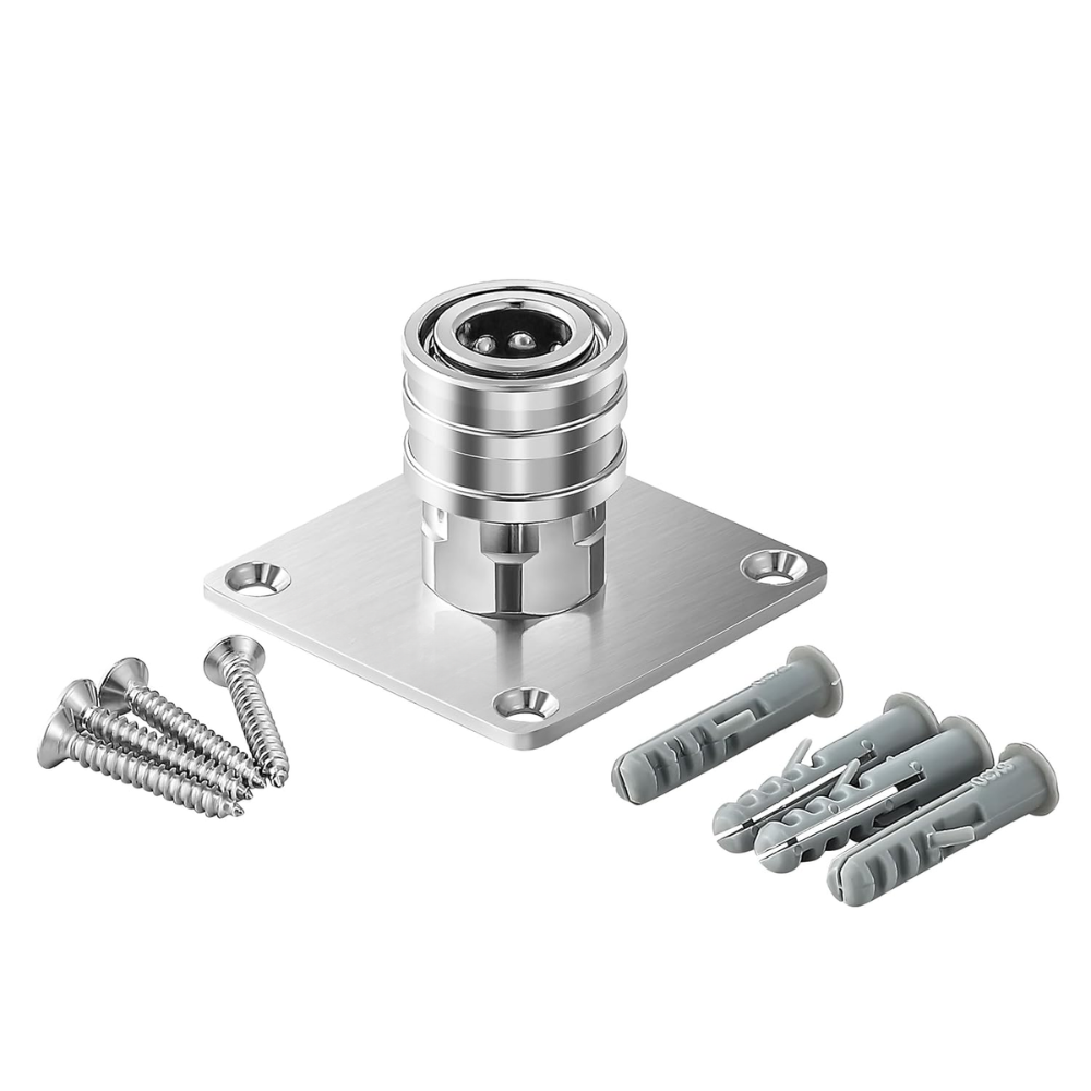 STARQ Pressure Washer Foam Cannon Holder, 1/4" Quick Connect Automatic Mount, Stainless Steel Nozzle Tip Organizer, Pressure Washer Accessory Storage Rack