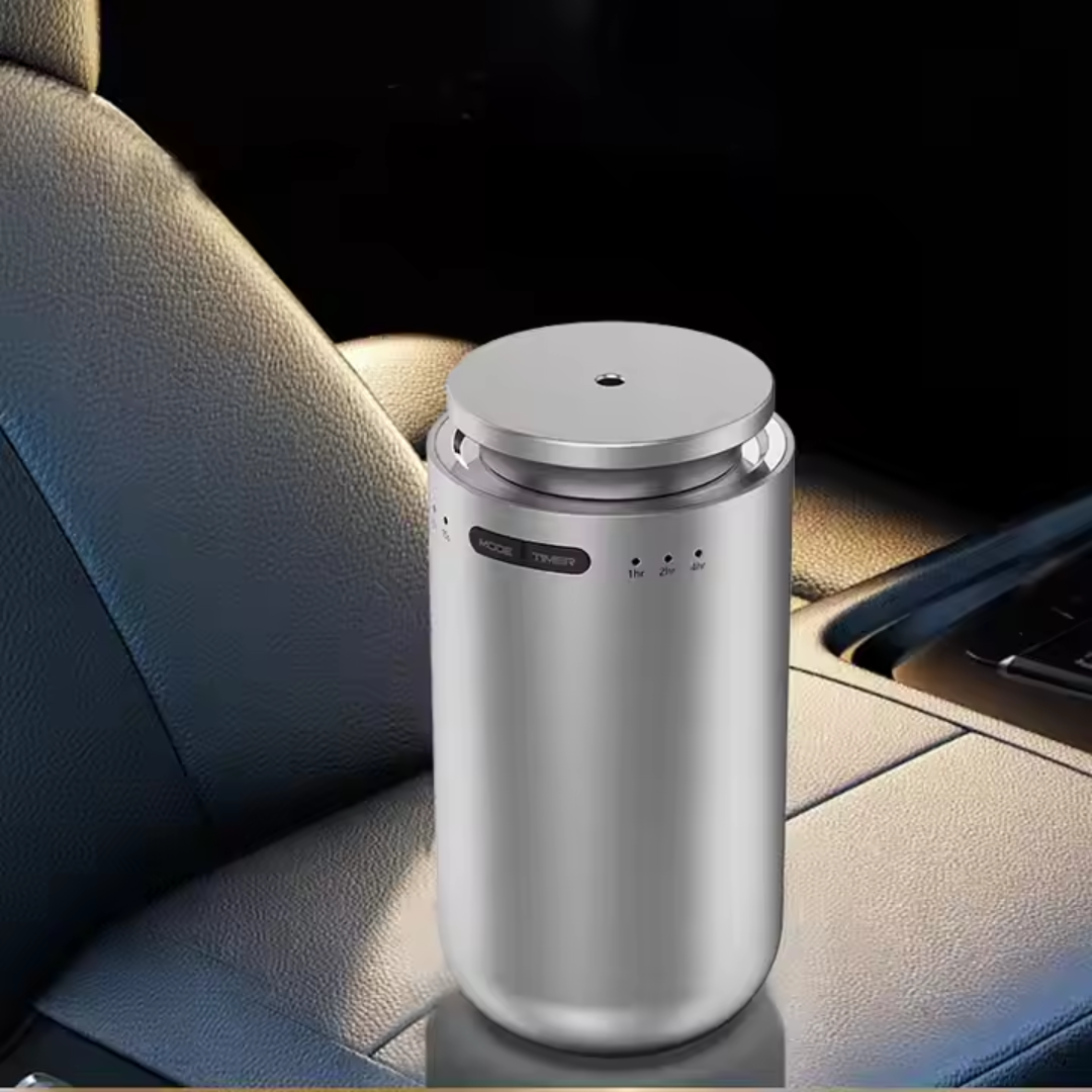 STARQ Smart Car Aroma Diffuser Rechargeable Air Freshener Mist Dispenser with Auto On/Off, 3 Speed Modes & Stylish Interior Decor (S8)