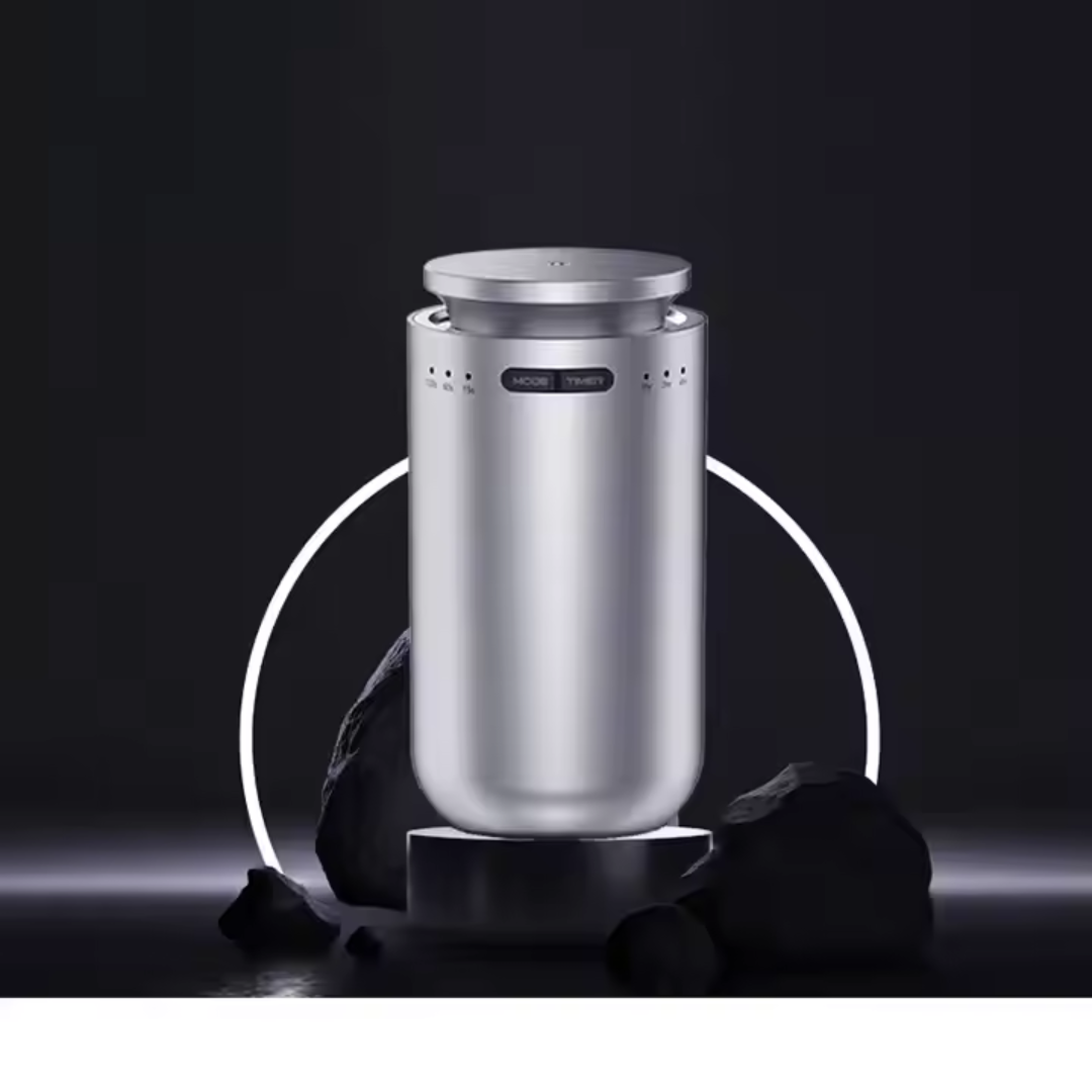 STARQ Smart Car Aroma Diffuser Rechargeable Air Freshener Mist Dispenser with Auto On/Off, 3 Speed Modes & Stylish Interior Decor (S8)