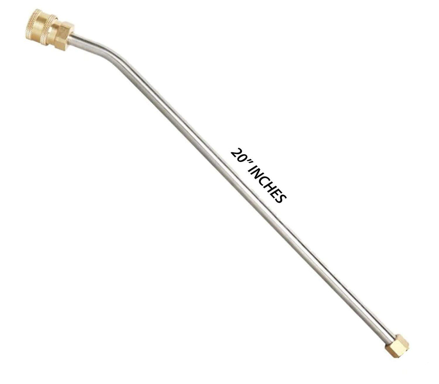 STARQ Pressure Washer Spray Wand/Extension 30 Degree Bend Rod, 20 Inch, 5000 PSI with QC Adapter (1 Pc)