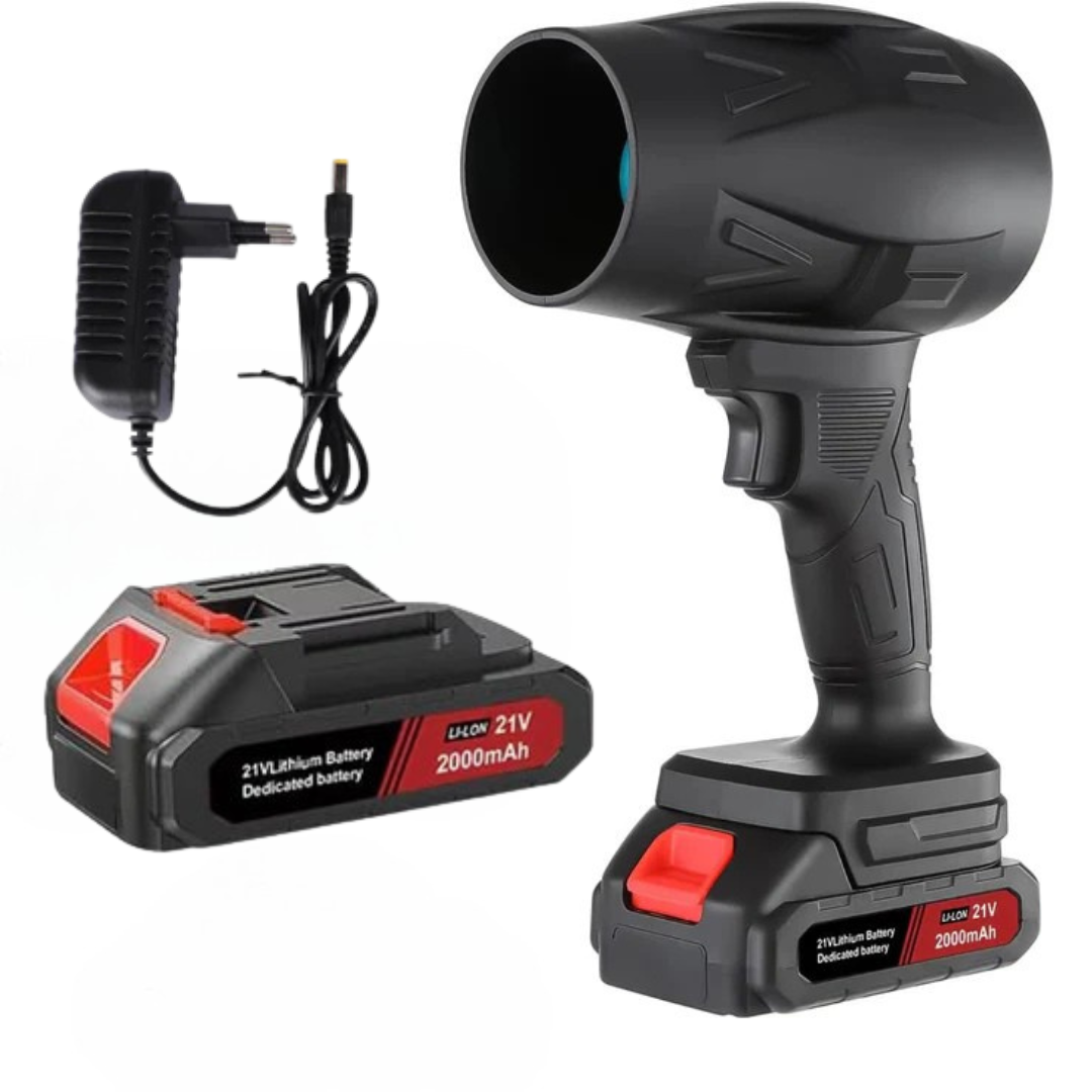 STARQ Upgraded Super Powerful Turbo Air Blower & Vaccum Cordless | Handheld 3rd Generation Brushless Motor 200000 RPM | 3 Speed | 2000mAh Rechargeable | Multi Usage for Car | Home | Electrical Works (Copy)