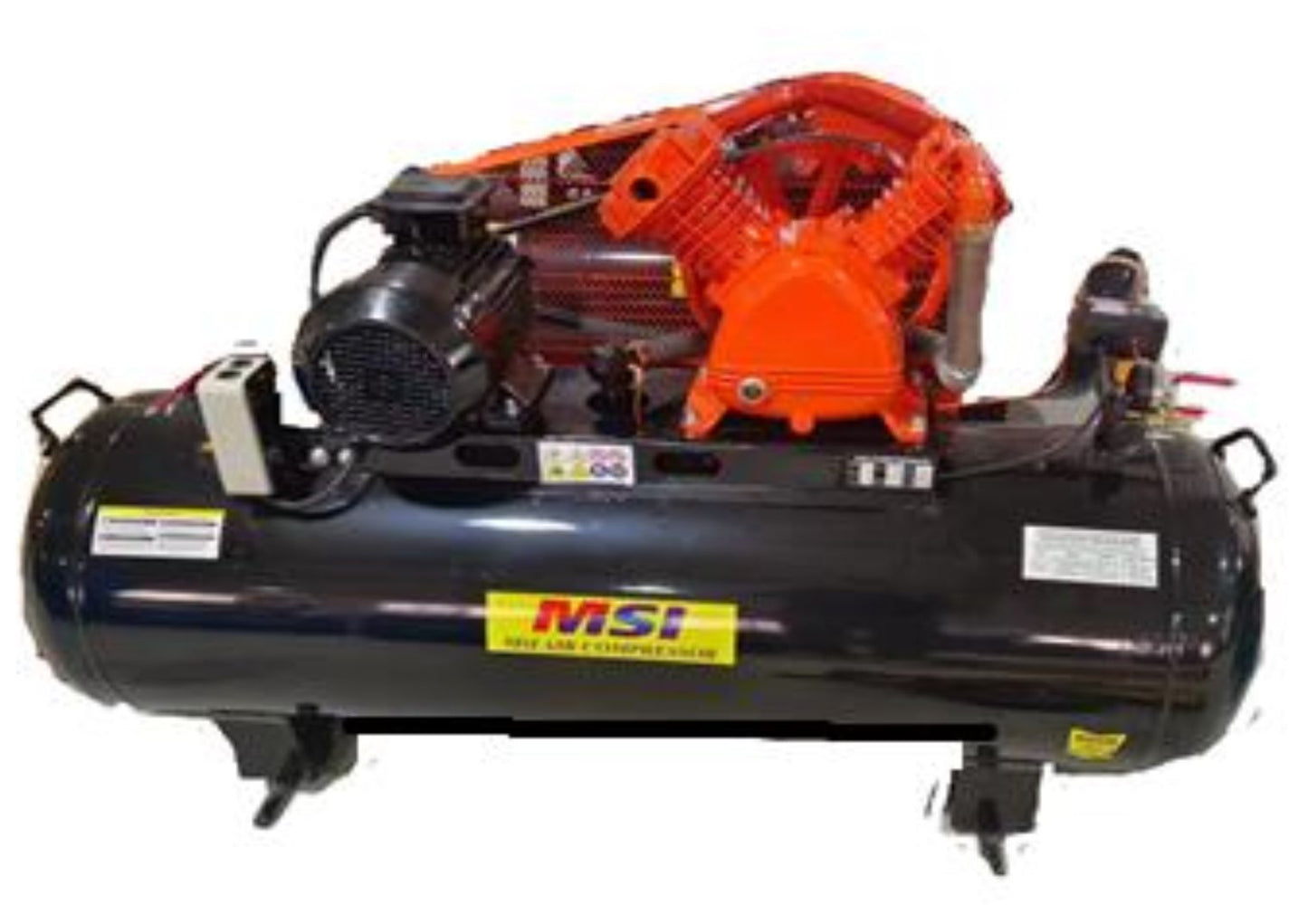 100L ALUMINIUM PISTON BELT COMPRESSOR