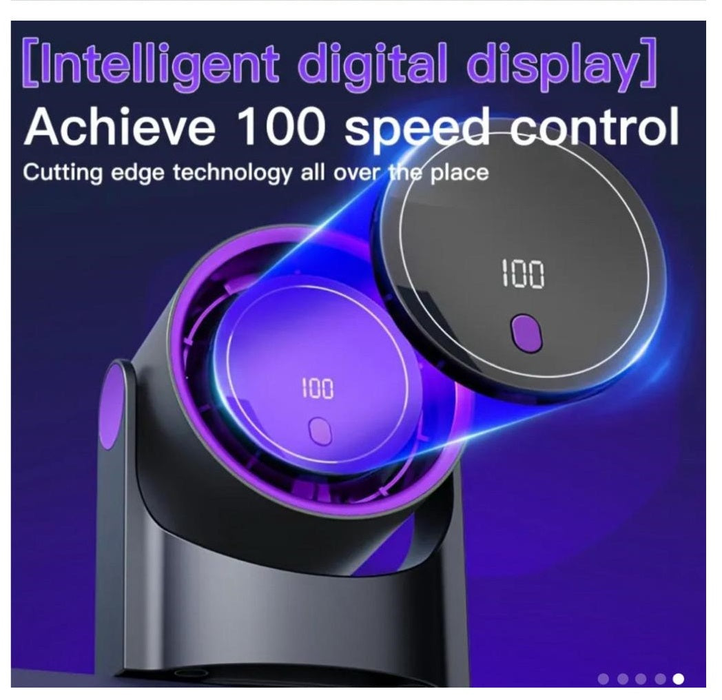 STARQ High Quality Rechargeable Table Fan 3 Speed Large Wind Dual Electric 2000mah Usb Mini Wireless Fan