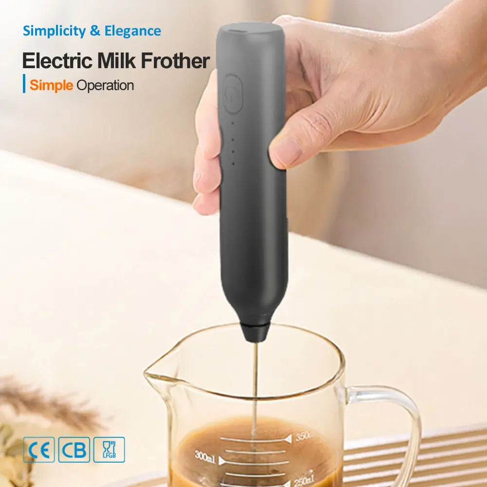 STARQ Portable USB Rechargeable Handheld Coffee Mixer Electric Milk Frother