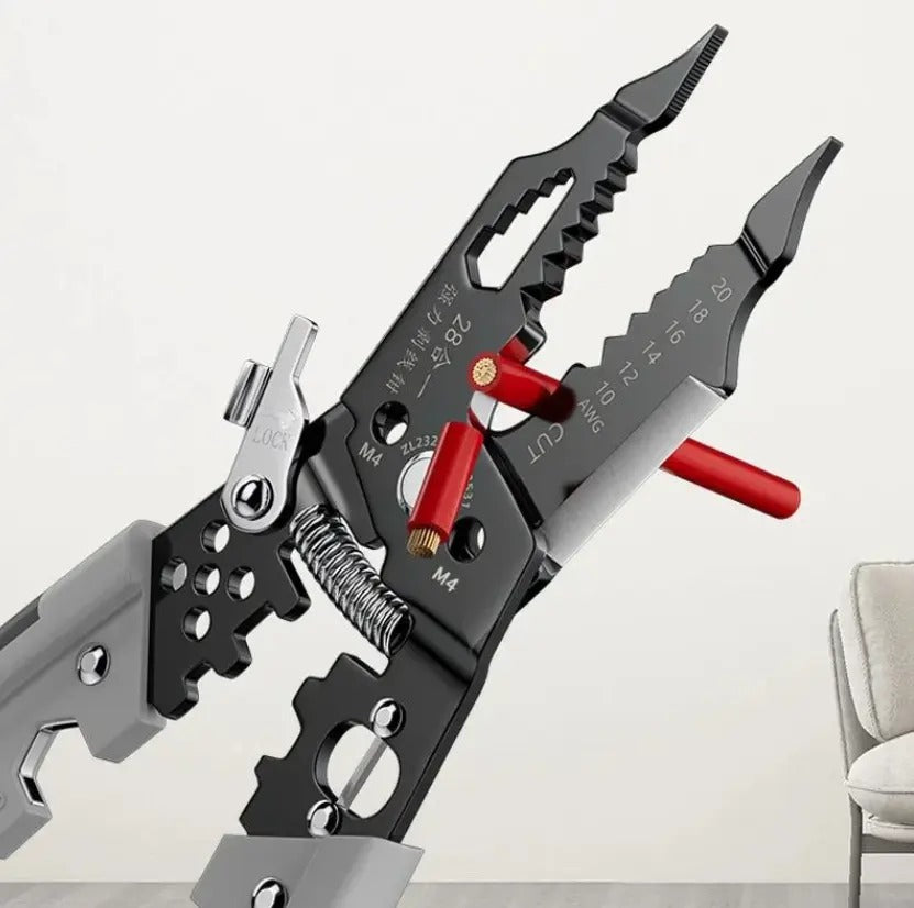STARQ 28 in 1 Multipurpose Wire Stripper Professional Tool Pliers for Wire Stripping Cable Cutters Hand Tool