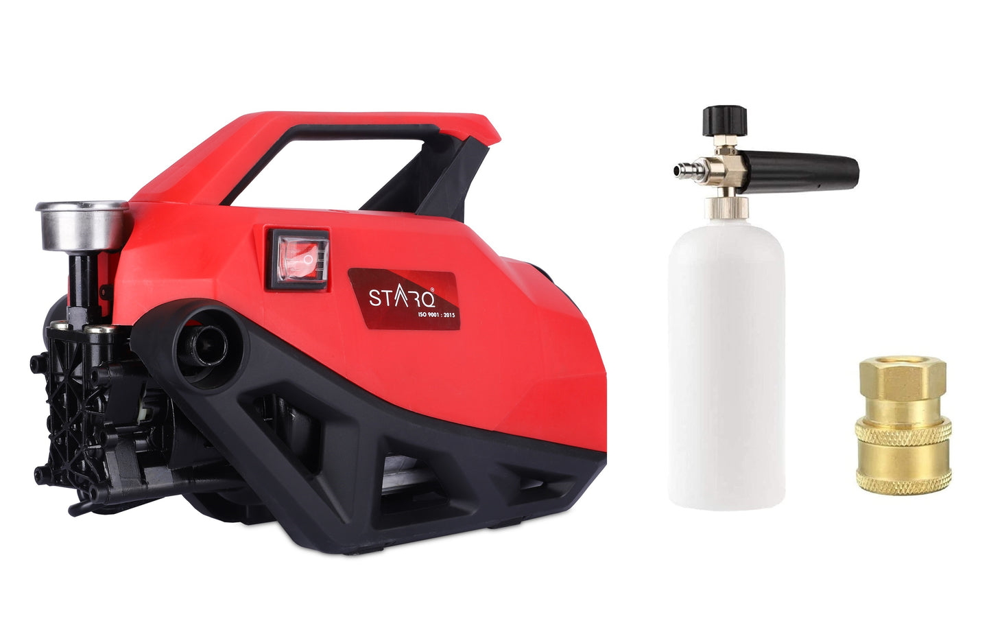 STARQ® W7 2700W | 270 Bar | Heavy Duty High Pressure Washer | Red (Pro)