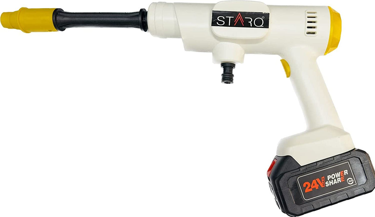 STARQ Cordless 24V Car Pressure Washer Power Washer with Accessories P