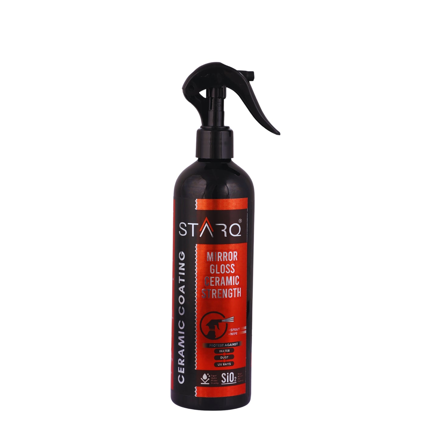 STARQ Ceramic Coating Spray 300ml – Extreme Hydrophobic Protection, High Gloss Finish, Advanced UV Protection, Easy DIY Ceramic Coating for Cars & Bikes