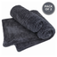 STARQ 1200 GSM Microfiber Car Cloth 40x60 cm Twisted Loop Super Absorbent Drying Towel Edgeless Lint-Free Scratch-Free Plush Cloth for Car Detailing Grey