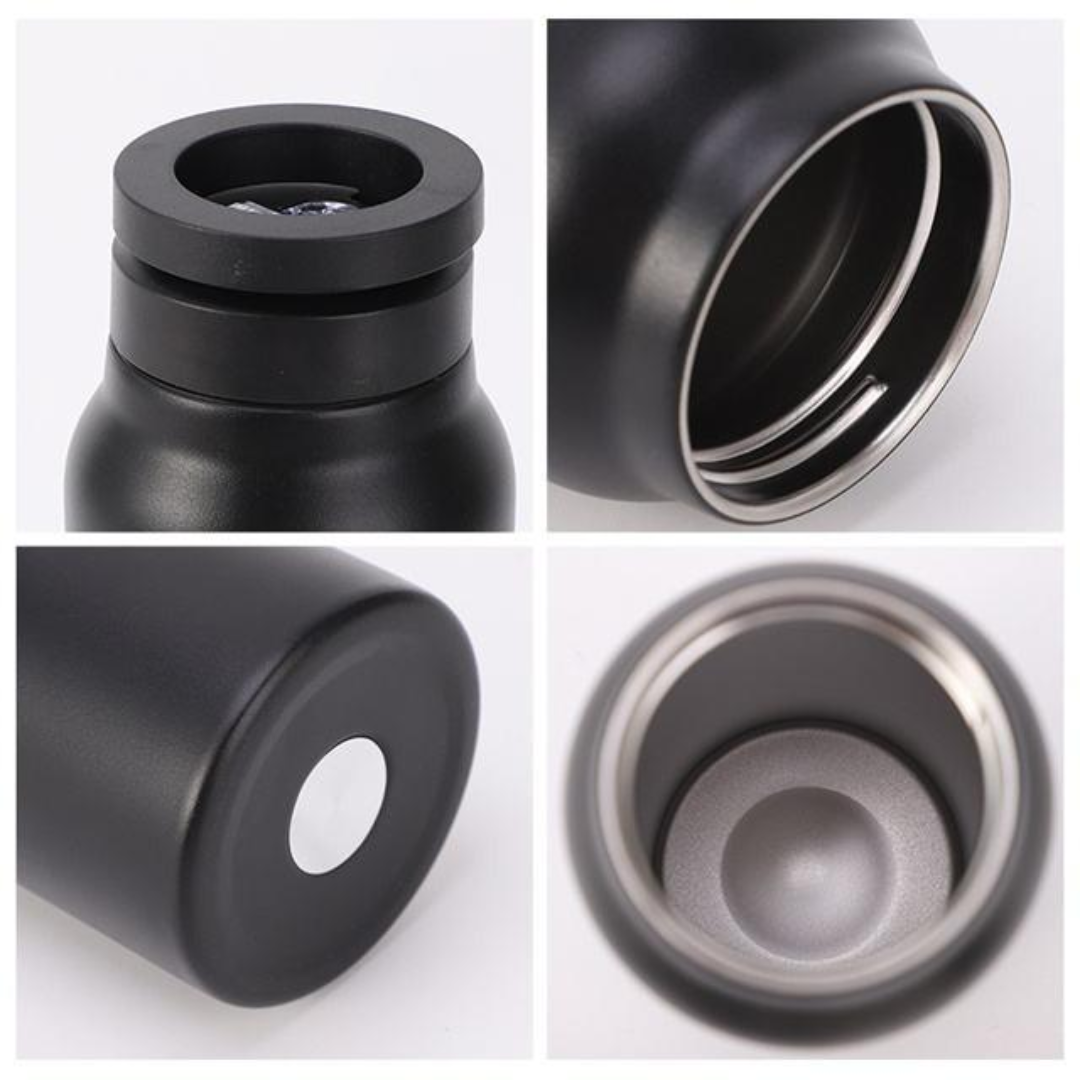 STARQ Sipper Water Bottle 750ML with Magnetic Tripod, Melbipod Yellow, 3H Hot & 6H Cold, Perfect for Vlogging, Fitness & Travel, BPA Free