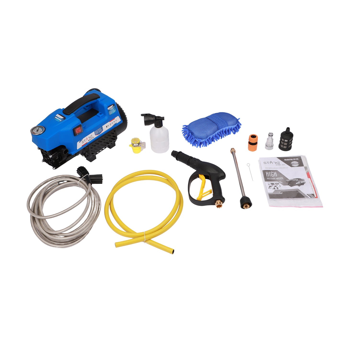 STARQ ST-25 2100 Watts, 150 Bar, 8 Mtr. Outlet Hose Pressure Washer
