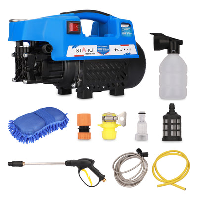 Starq ST25 High Pressure Washer, Car Washer, 2100 Watts Motor, 150 Bars, 8L/Min Flow Rate, 8 Meters Outlet Hose, Portable, Car, Bike & Home Cleaning
