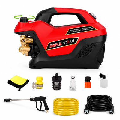 STARQ AWP 2.8 High Pressure Washer 2800W | 350 Bar | 12L/Min Flow | 8M Hose Pipe | Portable Car, Bike & Home Cleaner with Pressure Control Knob