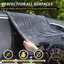 STARQ 1200 GSM Microfiber Car Cloth 40x60 cm Twisted Loop Super Absorbent Drying Towel Edgeless Lint-Free Scratch-Free Plush Cloth for Car Detailing Grey