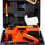 Starq 3in1 Electric Hydraulic Car Jack Kit with Impact Wrench and Tire Inflator Pump, 5 Ton 12V Hydraulic Jack with LED Light Lifting Range 6 to 17.7 inch Compactible for Car SUV MPV Sedan