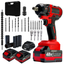 STARQ 4-in-1 Cordless Impact Wrench/Driver Drill 48V, 850Nm Torque, 2×5.0Ah Li-ion Batteries, Variable Speed, LED Light | 30-Piece Kit of Sockets & Bits, Fast Charger & Carry Case.