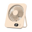 STARQ Mini Portable table Fan, Powerful Hand Fan 5 Speed 1200 mah Personal Desk Fan with Base, Lightweight Rechargeable USB Handheld Fan for Girl, Women, Men, Indoor, Outdoor (Coffee)