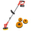 STARQ Cordless Electric Power Scrubber with Long Handle, 3 Replaceable Brush Heads, Adjustable Extension Rod, Rechargeable Cleaning Brush for Floor, Tile, Bathroom, Car & Home
