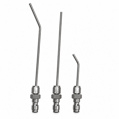 STARQ Pressure Washer Extension Rod Set, 3-Piece Straight & Bent Lance Extensions, 20cm Straight, 20cm Bent & 7.3cm Bent Rods, High Pressure Washer Accessories for Car, Bike & Home Cleaning