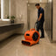 STARQ 3-Speed 1100W 3500 CFM Monster Air Mover Floor Carpet Dryers with Handle Wheelkit (Orange)