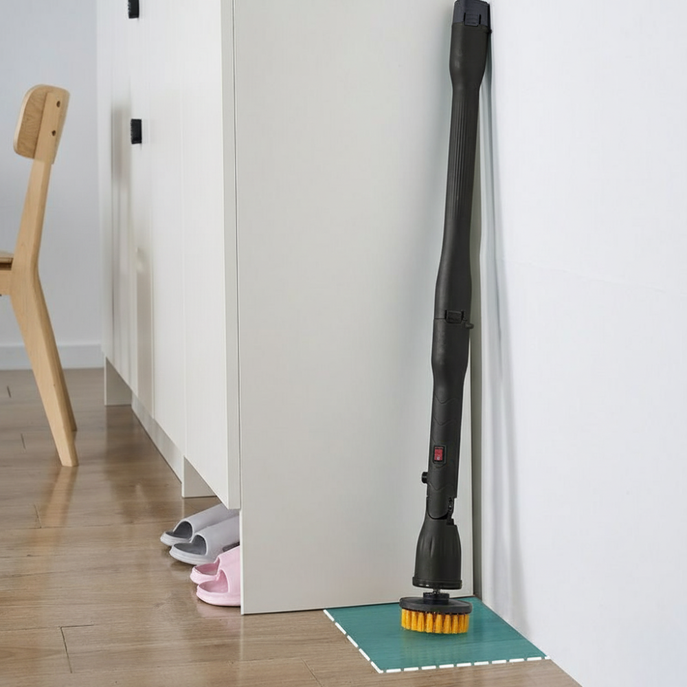 STARQ Cordless Electric Spin Scrubber with Extendable Handle, 2000mAh Battery, 5 Multi-Purpose Brush & Foam Pads, Powerful Cleaning Tool for Bathroom, Floor, Car & Household Visit the STARQ Store