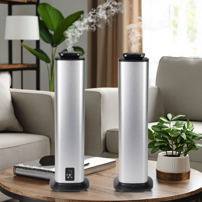 STARQ Lux Tower Luxury Smart Air Scent Diffuser Waterless Aroma Machine App Control Cold Atomization Ultra Quiet No Heat for Home & Office Includes Complimentary 300ml Starter Perfume
