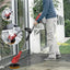 STARQ Cordless Electric Power Scrubber with Long Handle, 3 Replaceable Brush Heads, Adjustable Extension Rod, Rechargeable Cleaning Brush for Floor, Tile, Bathroom, Car & Home
