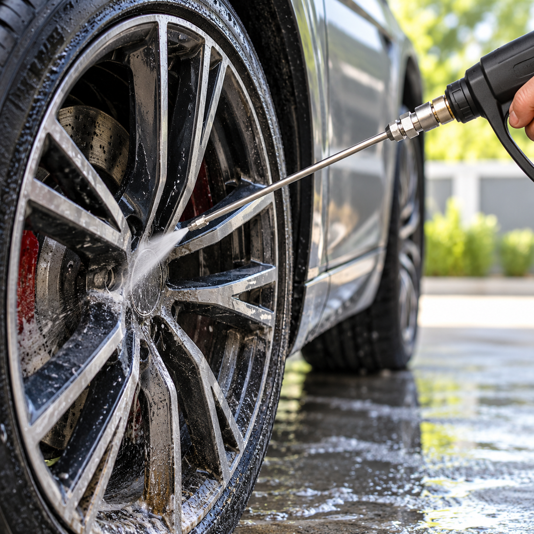 STARQ Pressure Washer Extension Rod Set, 3-Piece Straight & Bent Lance Extensions, 20cm Straight, 20cm Bent & 7.3cm Bent Rods, High Pressure Washer Accessories for Car, Bike & Home Cleaning