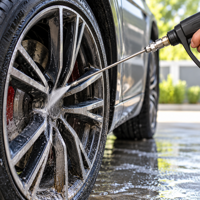STARQ Pressure Washer Extension Rod Set, 3-Piece Straight & Bent Lance Extensions, 20cm Straight, 20cm Bent & 7.3cm Bent Rods, High Pressure Washer Accessories for Car, Bike & Home Cleaning