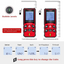 STARQ Laser Distance Meter, Range Digital Measuring Tape with Backlit Display & Data Record, Multiple Measurement Modes, Measure Distance, Area and Volume, IP54 Waterproof (100M)
