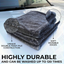 STARQ 1200 GSM Microfiber Car Cloth 40x60 cm Twisted Loop Super Absorbent Drying Towel Edgeless Lint-Free Scratch-Free Plush Cloth for Car Detailing Grey
